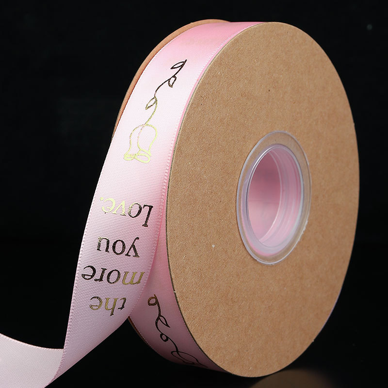 Rosa claro-Rosa * 45 yardas/rollo * 2,5 cm de ancho