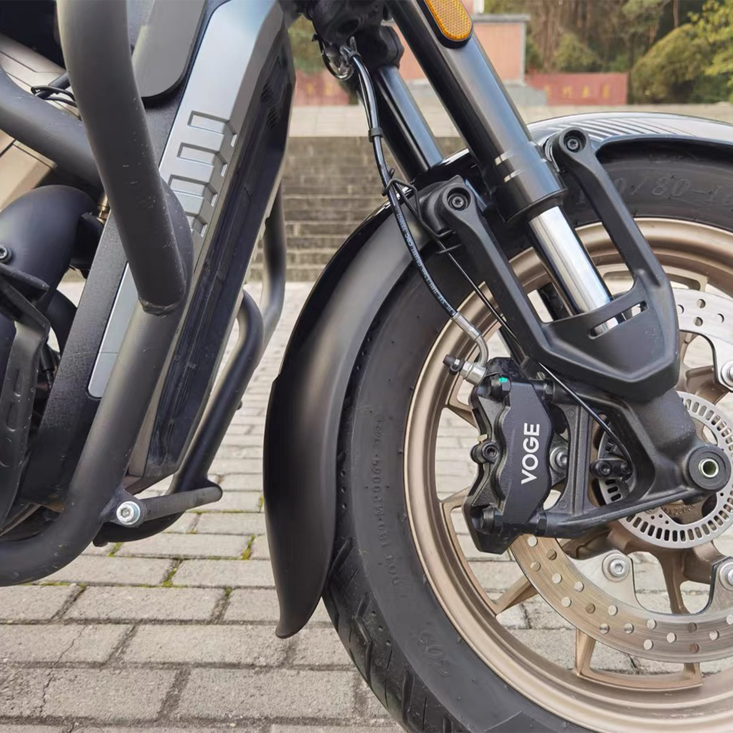 Suitable for Wuji Cu250 Modified Front Fender Extension, Front Fender Extension Board Accessories for Motorcycles