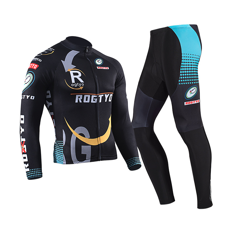 Primavera, verano, otoño, chaqueta, pantalones largos, uniformes de secado rápido de bicicleta de montaña para hombres y mujeres. image 5