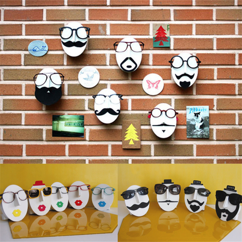 벽걸이 예술 머리 모형 선글라스 선글라스 디스플레이 스탠드 창 디스플레이 안경점 벽 장식 소품