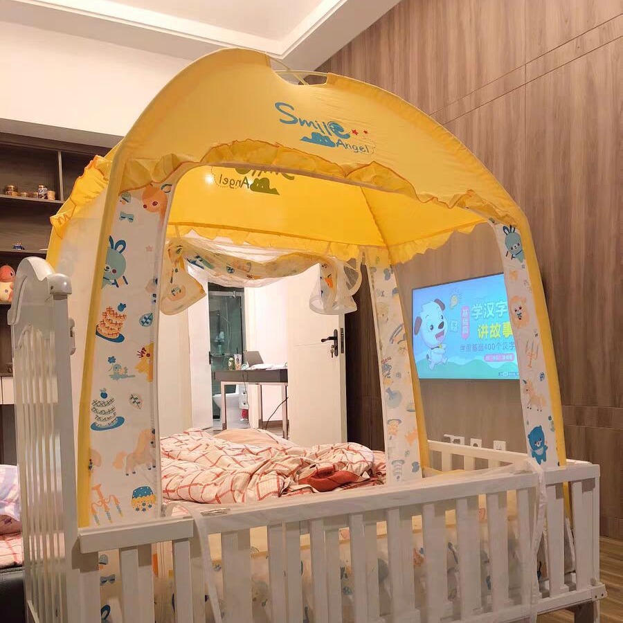 Children's Bed Mosquito Net Baby Encryption Anti-mosquito Kindergarten Shading Yurt Net Primary School 0.6/0.7/0.8