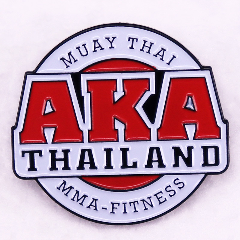 Thai Boxing Thai Fitness Brooch Badge Pin Accessories