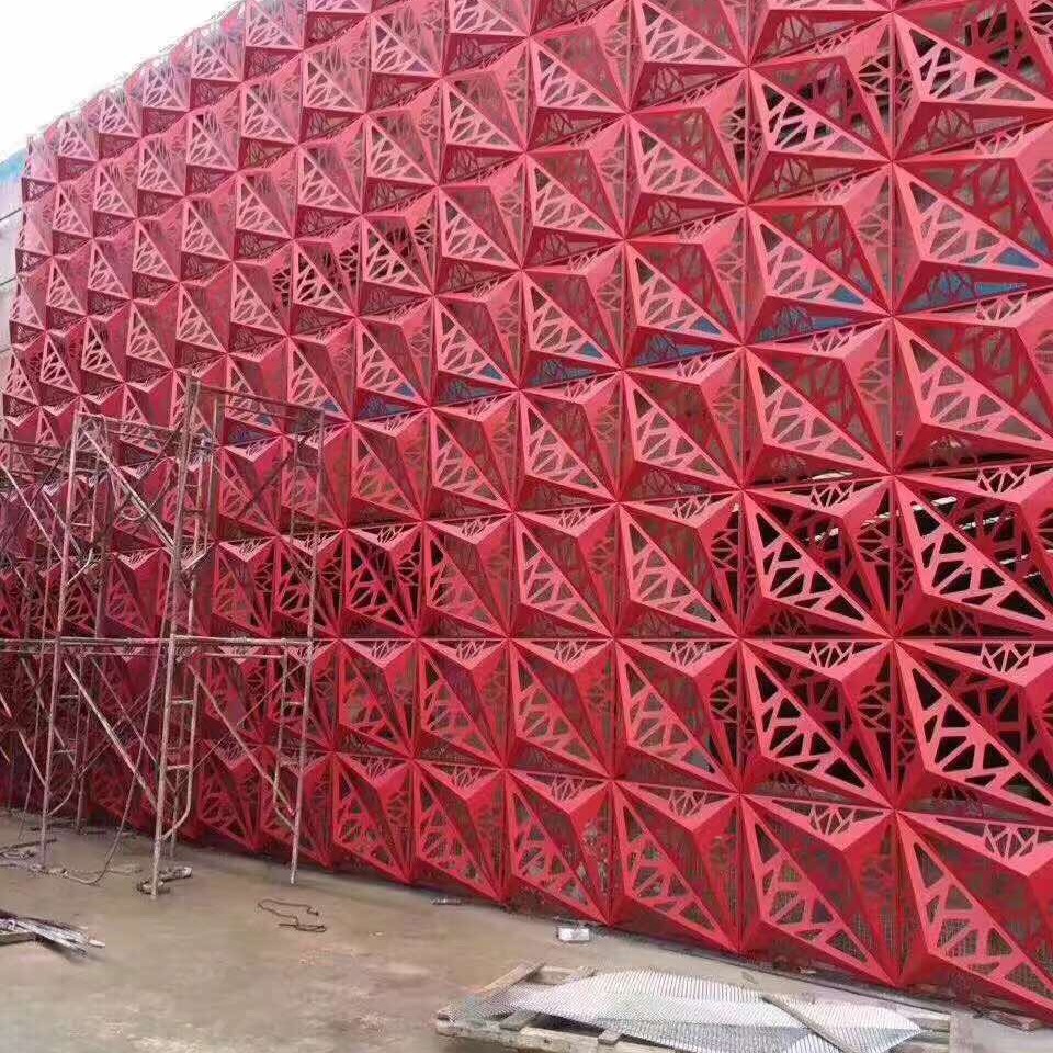 广东厂家加工外墙铝单板 异形镂空铝外墙镂空铝单板