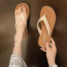 人字拖鞋女外穿夏季时尚百搭夹脚凉拖海边配裙子沙滩鞋人字夹拖鞋