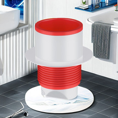 Drain Pipe Anti-Backflow Magic Device Face Basin Sealing Ring Plug Seal Cover Kitchen Anti-Backflow Drain Pipe Accessories 