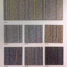 广州厂家直销大规格地毯纹LVT片材地板 办公家居酒店优惠PVC地板