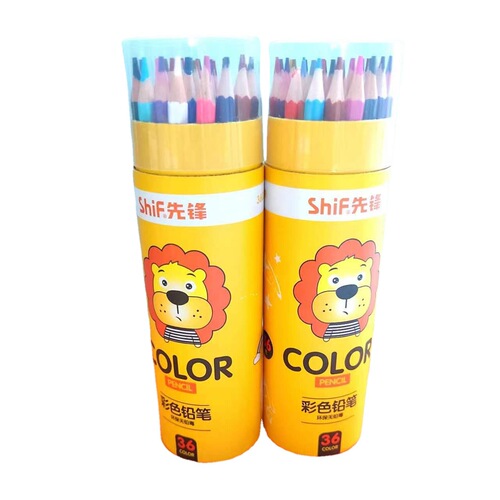 Tube colored pencil set 12 colors student painting 18 colors 24 colors 36 colors pencil coloring drawing color lead wholesale