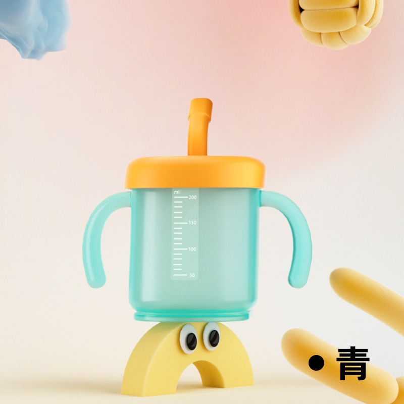 Taza oblicua para bebé, taza para aprender a beber, taza para beber directa, taza para sorbos, taza para beber para el hogar, taza para aprender a beber para bebés, taza de entrenamiento abierta