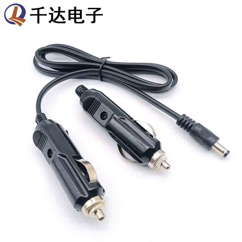 Автомобильный прикуриватель 12 В/24 В с вилкой постоянного тока, бакелитовый прикуриватель с проводом, головная линия 5521DC