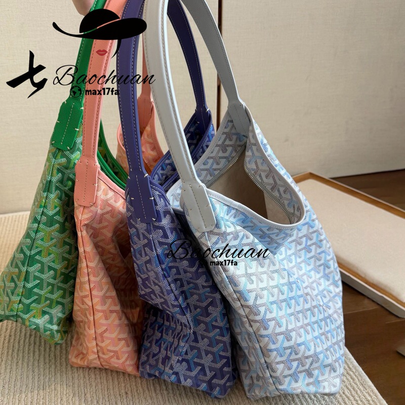 Goyard dog-tooth tote bag, hobo-style shoulder bag, large-capacity mommy bag, shopping bag, commuter bag for women Goyard dog-tooth tote bag, hobo-style shoulder bag, large-capacity mommy bag, shopping bag, commuter bag for women
