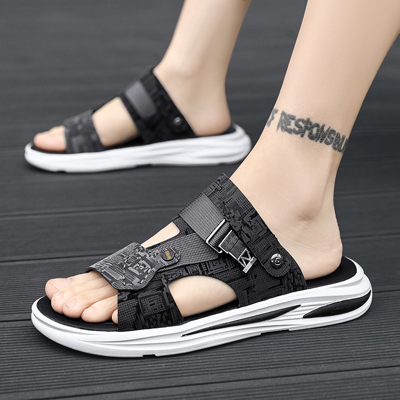 2024 verano nuevo versátil sandálias casuales sandalias de moda al aire libre para hombres zapatillas deportivas para hombres