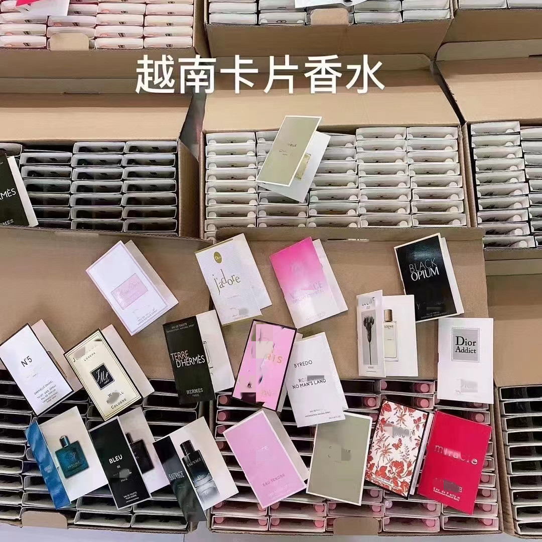 大牌越南卡片小样试管香水2ml反转鸦片蔚蓝邂逅真我无人区旷野|ms
