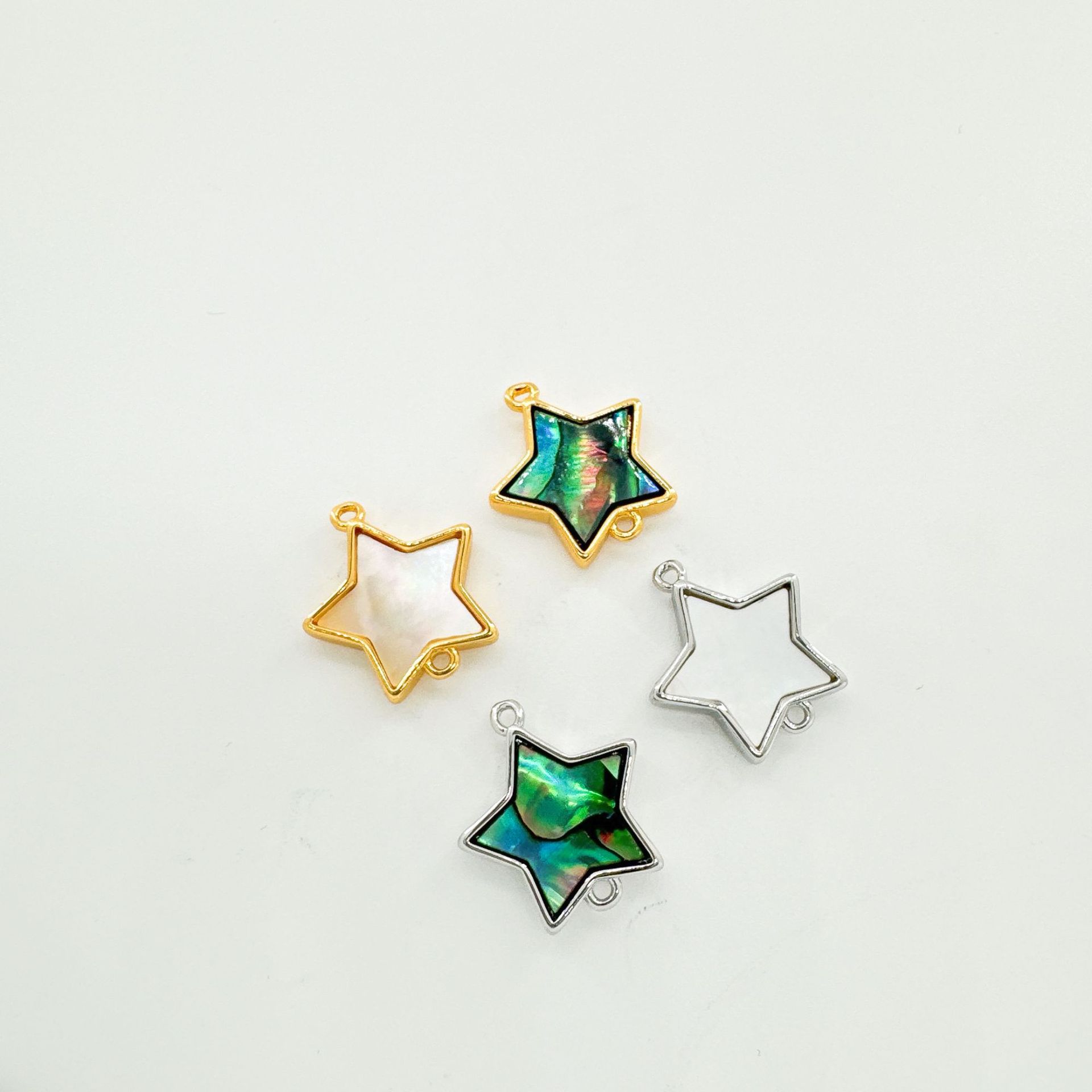 5g Weight Pendant Jewelry Making Type 1 Piece Copper Shell Abalone Shell Star Pendant
