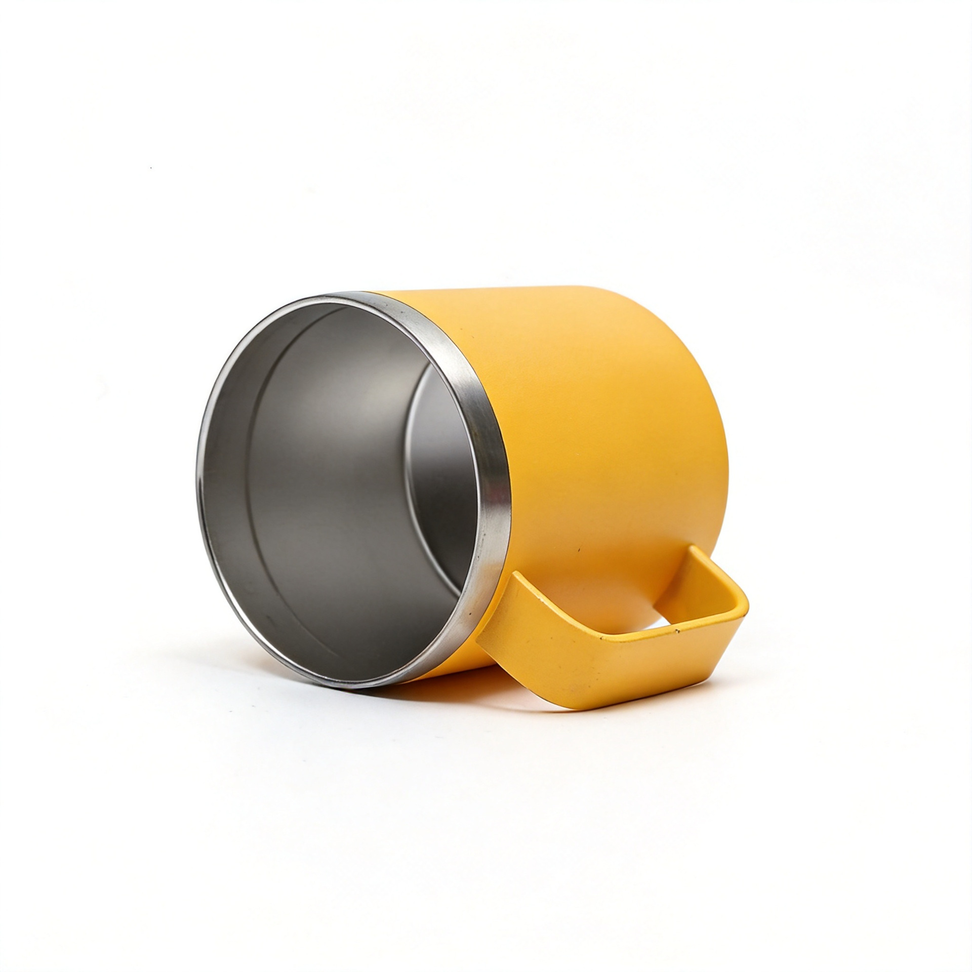 Transfronterizos con mango de 12oz taza de acero inoxidable 304 taza de café de oficina con tapa taza de cerveza se puede ajustar