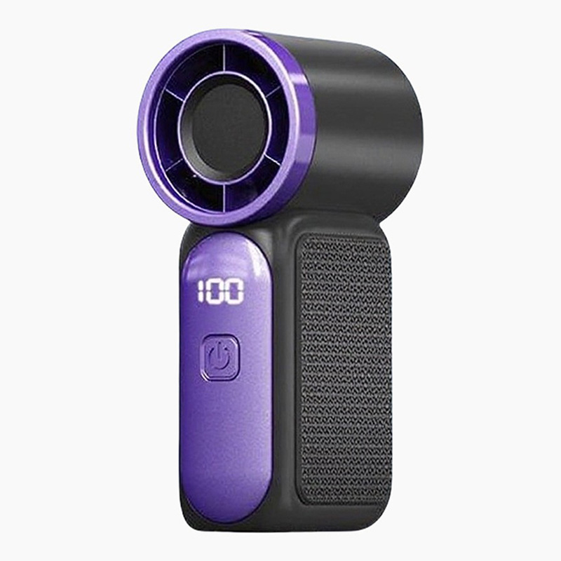 Verano X688 ventilador mini portátil de alta velocidad USB de carga de larga duración turbina pequeño ventilador portátil al aire libre image 9