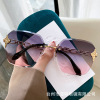 Advanced sunglasses, gradient, light luxury style, high-quality style, internet celebrity