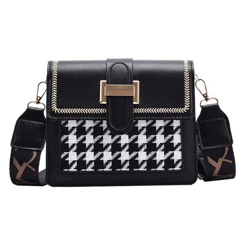 2020 New Arrival Women's Bag Fashion Retro Trendy Small Square Bag Contrast Color Shoulder Crossbody Bag Instagram Style Women's Bag