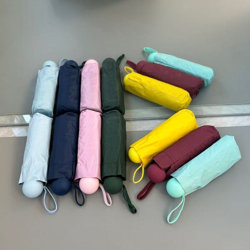 卸売ポータブル傘、コンパクトで超軽量のカプセル日傘、ミニ日焼け止め、晴雨兼用サンシェード、UV 6本骨|undefined