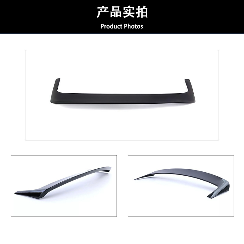 Suitable for 2007-2013 BMW X5 tail E70 modified bright black top wing paste pressure tail fixed wing rear spoiler
