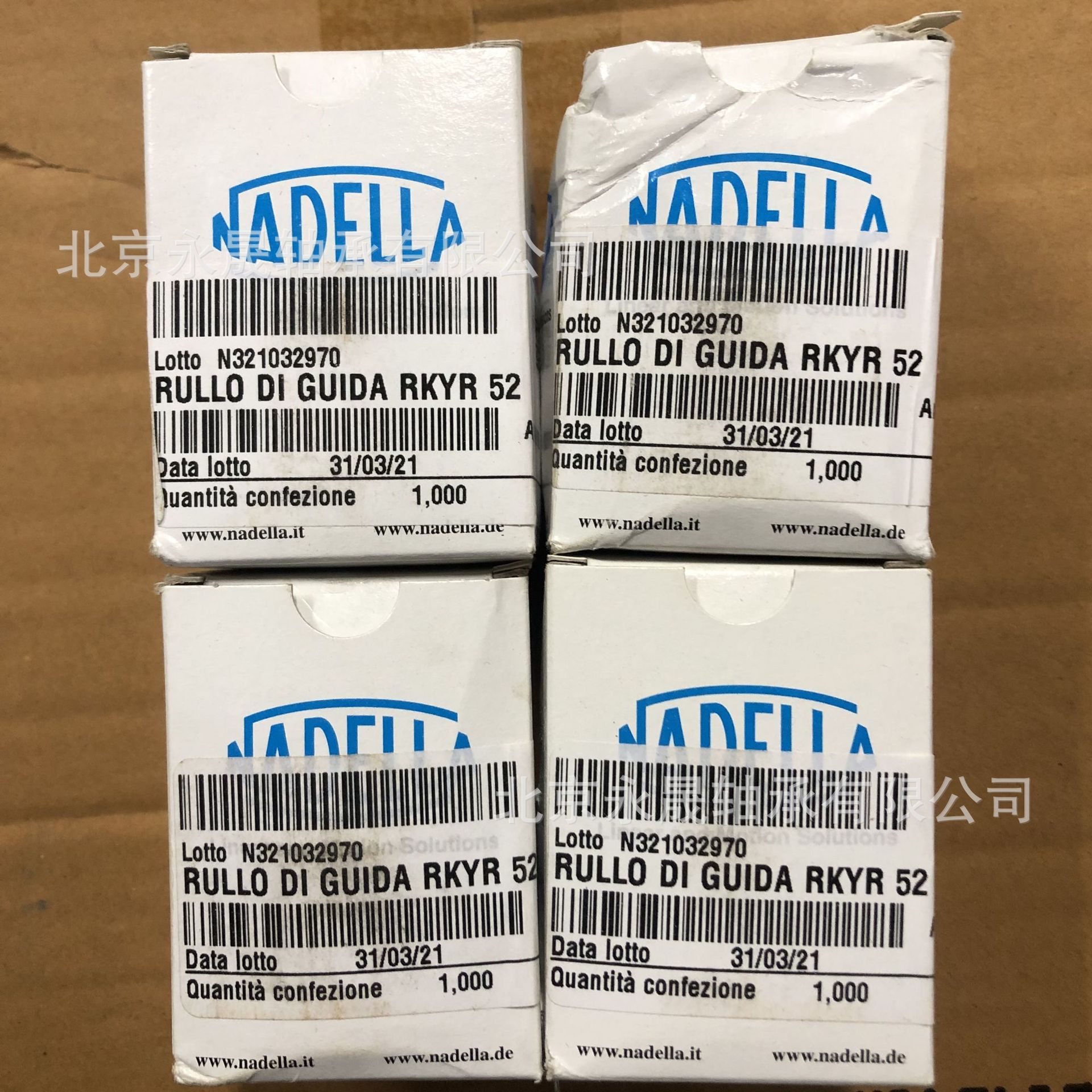 德国NADELLA进口 RKY52 RKYR52 同心、偏心 螺栓滚轮轴承 纳德拉