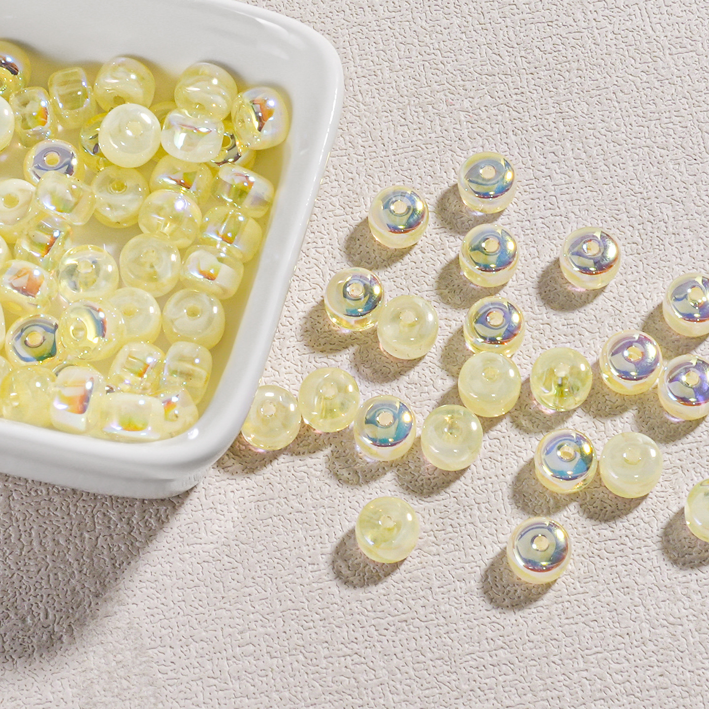 Niebla de hilo Dream Beads Mini Beads 7 * 8MM Hecho a mano DIY Cuentas Collar Pulsera Keychain Material de cadena de teléfono móvil image 11
