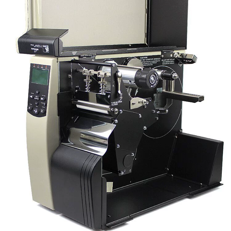 Самоклеящаяся Copper бумага для печати наклейка с высоким разрешением Zebra 110xi4, дуплексная серебристая бумага PET