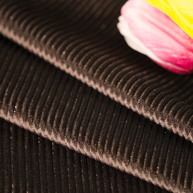 韩国绒抽条 弹力金丝绒 ks经编子母条 密丝绒 银丝灯芯绒面料