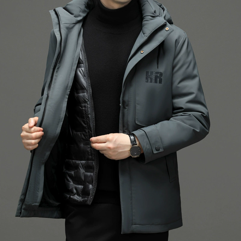 Winter velvet liner, down jacket, duck down, loose fit