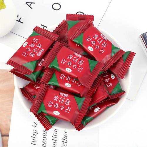 Disposable compressed towels, face towels, candy face towels, travel dry-wet dual-use compressed hotel towels, wholesale