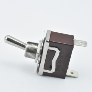 Gray-Brown Button Switch E-Ten1021 Pin Type Two-Pin Two-Position On-Off Rocker Switch