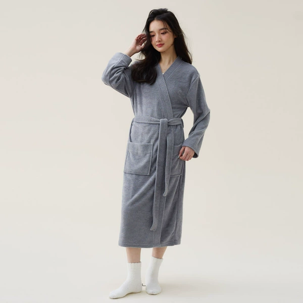 Colored towel, long-sleeve, bathrobe
