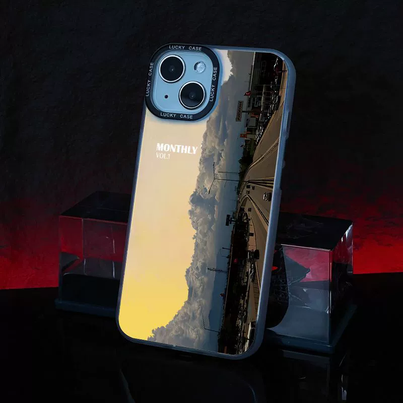 Чехол для iPhone совместимый с Apple, iPhone 16 Pro, 11, градиент
