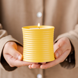 Simple ceramic aromatherapy candle Cup diy home interior decoration thread candle Cup creative bedroom Candlestick decoration