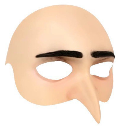 Fabricantes de orejas cortas Halloween látex baldía cubierta de cabeza sin afeitar espectáculo de gala maquillaje máscara cospla