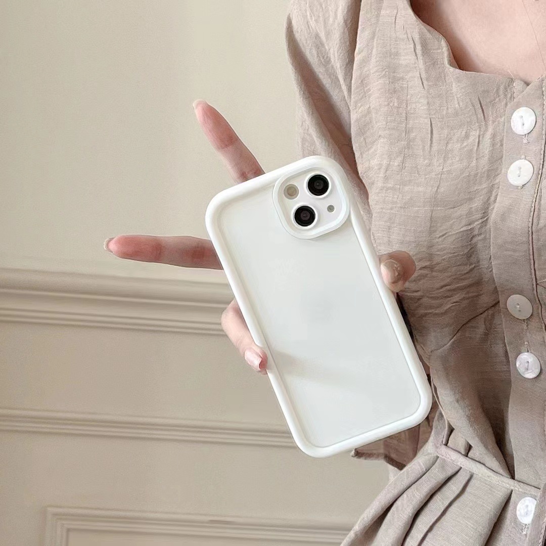 Simple dopamina color sólido para Apple 13PROMAX teléfono caso iPhone14 hembra 12Pro/11 suave 14PM