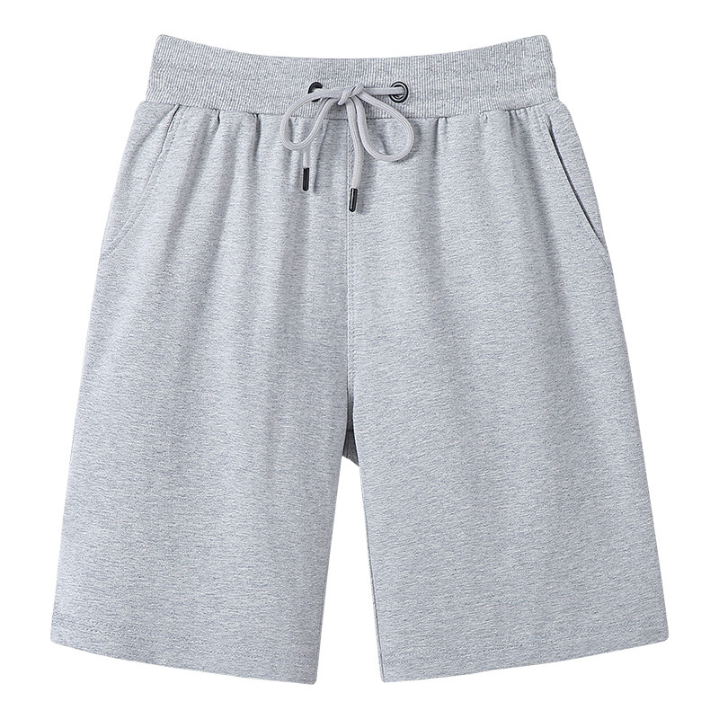 Casual de algodón transfronterizo deportivo transpirable pantalones cortos de verano de piernas anchas rectas grandes pantalones de cinco puntos