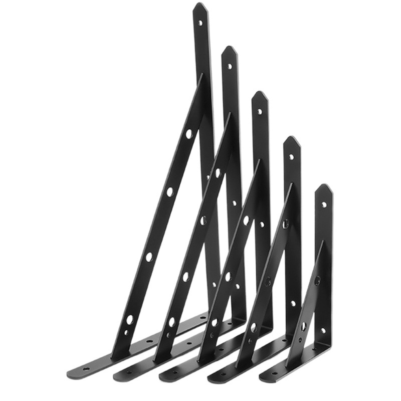 Soporte de Pared Triangular Reforzado para Estantes, Soporte de Pared para Estantes, Soporte de Almacenamiento con Trípode