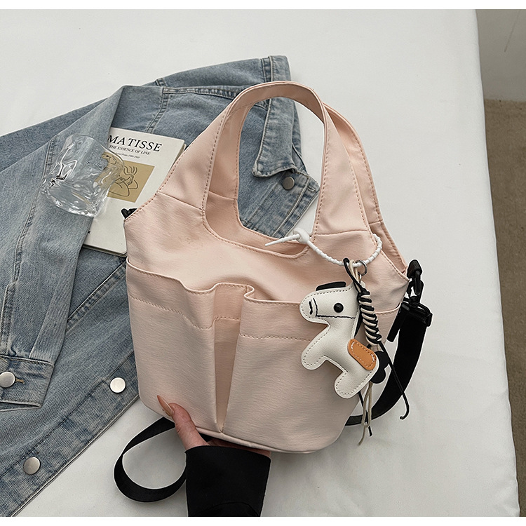 Borsa a tracolla da donna stile cestino casual moda western_voghion.com