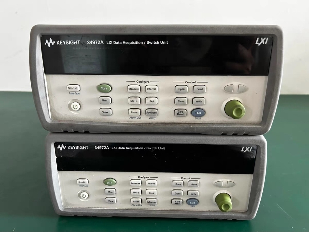 美国安捷伦34970A数据采集器是德科技34972A温度巡检仪34901A模块