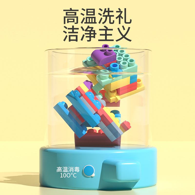 Bebé suave bloques de construcción de 0 a 1 años de edad los niños pueden morder juguetes para bebés pegamento suave partículas grandes montado juguetes educativos mordedor