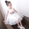 Lace dress, children's girl's skirt sleevless for elementary school students, suitable for teen