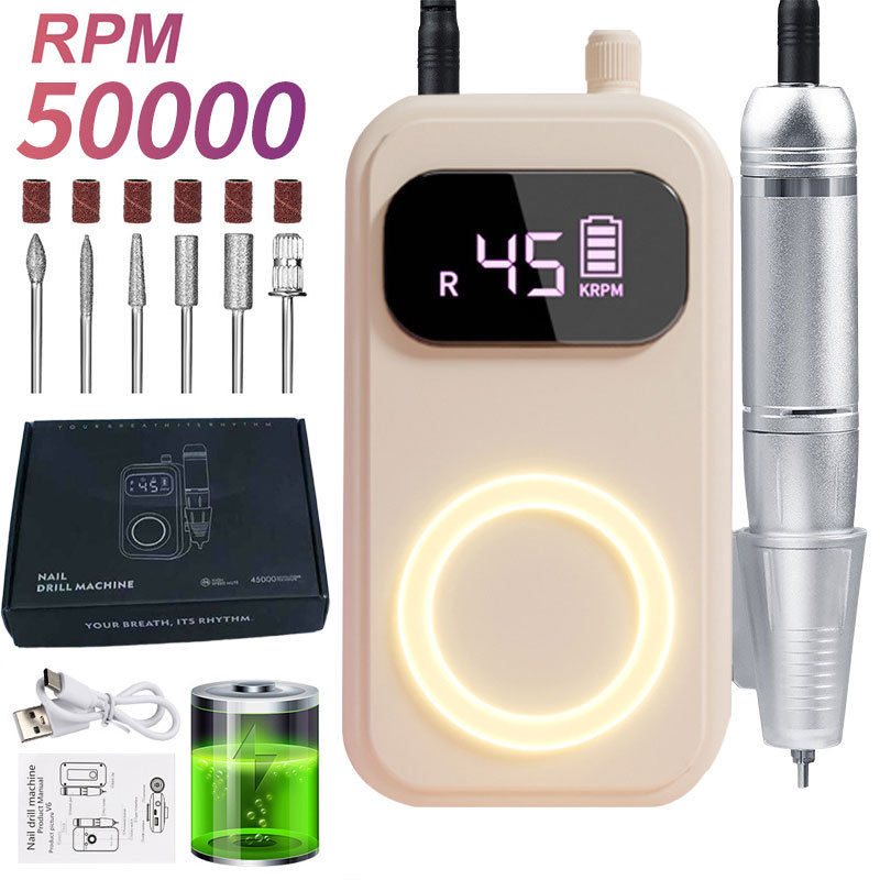 Torno Eléctrico para Uñas Portátil Recargable para Manicura image 28