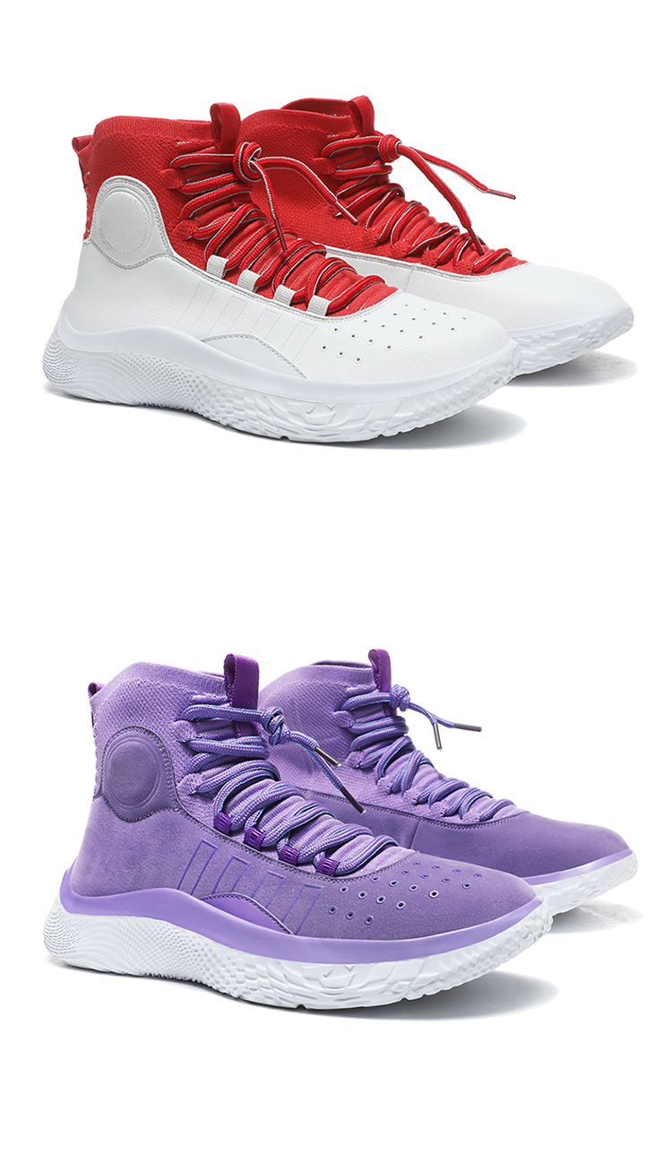 Zapatillas de baloncesto de diseño de moda para hombre, primavera y otoño, corte alto, suela suave, amortiguación, deportivas, botas prácticas para estudiantes, zapatillas para correr de moda._voghion.com