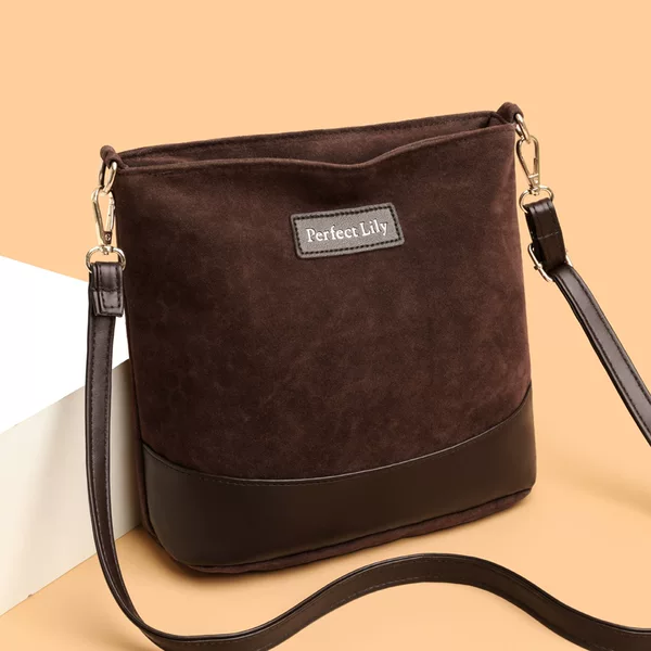 New Waterproof Multi-Compartment Casual Lightweight Shoulder Mobile Phone Bag Solid Color Simple Versatile Large Capacity Universal Crossbody Bag