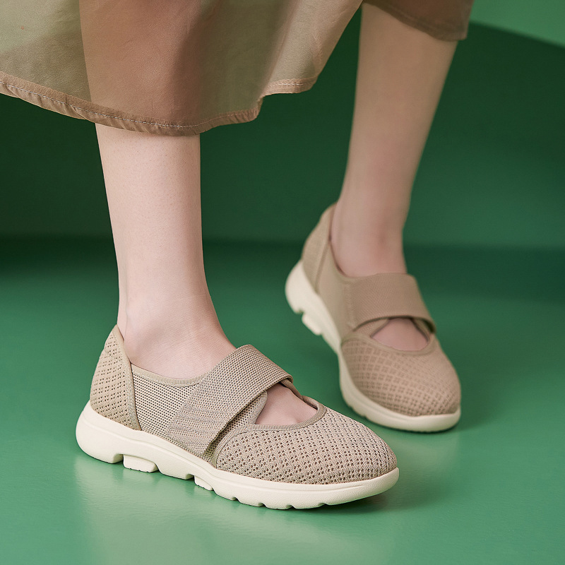 B888 - 8 Amazon otoño / invierno 2025 nuevo anti-derrapante zapatos de mujer transpirables zapatos de madre casuales de moda suave