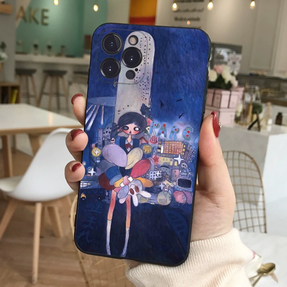 Совместимый чехол для Apple мобильного телефона Aya Takano чехол для iPhone 14 11 12 13 mini Pro ma