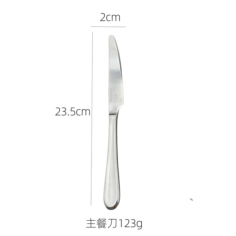 高級厚みのある 304 ステンレス鋼のナイフ、フォーク、スプーン、洋食器セット、ステーキナイフとフォーク、304 スープスプーン、ホテルのキッチン、家庭用|undefined