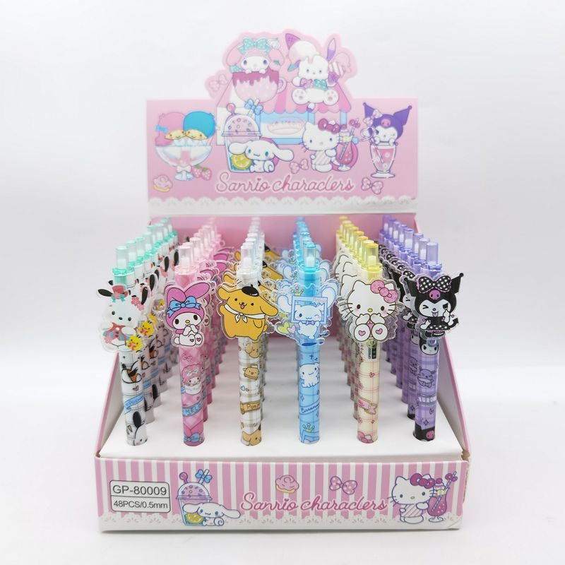 GP - 80008 miel Nieve Ice City parche pulsar lápiz móvil Kapibara Kulomi alto valor de la cara estudiante lápiz neutro 0.5