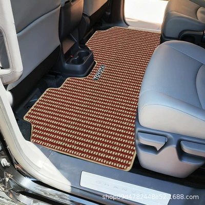 Mats for the Middle Row | Universal Foot Pad - 7-seater-exclusivemiddle-row-mocha-brown-menis