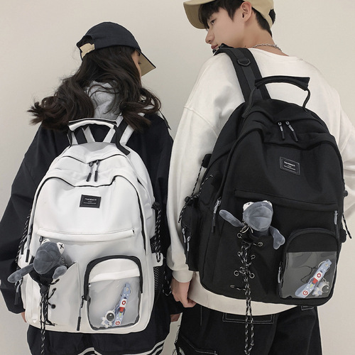 Backpack for Middle School Boys, Large Capacity, 2024 New Trend, Ins Style, Cool and Simple, Backpack for High School Boys, Dual Shoulder Bag